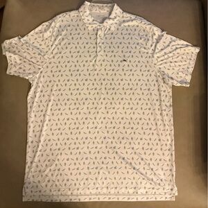 Vineyard Vines Pineapple and Cocktail Designed Polo Shirt